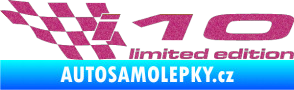 Samolepka i10 limited edition levá Ultra Metalic růžová