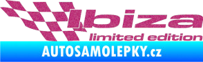 Samolepka Ibiza limited edition levá Ultra Metalic růžová
