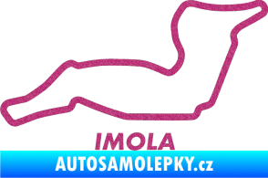 Samolepka Okruh Imola Ultra Metalic růžová