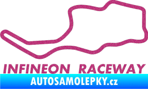 Samolepka Okruh Infineon Raceway Ultra Metalic růžová