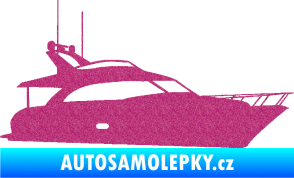 Samolepka Jachta 001 pravá Ultra Metalic růžová