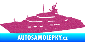 Samolepka Jachta 003 levá Ultra Metalic růžová
