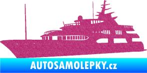 Samolepka Jachta 004 levá Ultra Metalic růžová
