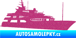 Samolepka Jachta 004 pravá Ultra Metalic růžová