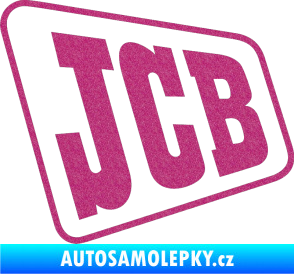 Samolepka JCB - jedna barva Ultra Metalic růžová
