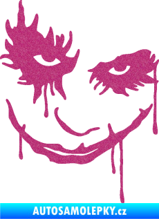 Samolepka Joker 003 pravá tvář Ultra Metalic růžová