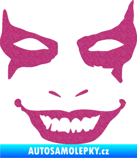 Samolepka Joker 004 tvář pravá Ultra Metalic růžová