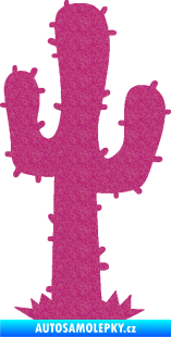 Samolepka Kaktus 001 pravá Ultra Metalic růžová