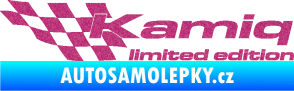Samolepka Kamiq limited edition levá Ultra Metalic růžová