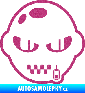 Samolepka Kanibal pravá Ultra Metalic růžová