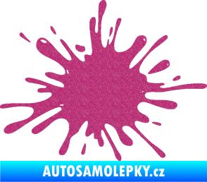 Samolepka Kaňka 002 levá Ultra Metalic růžová