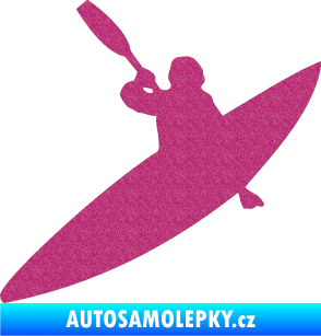 Samolepka Kanoista 001 levá Ultra Metalic růžová