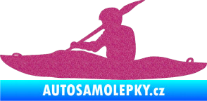 Samolepka Kanoista 003 levá Ultra Metalic růžová