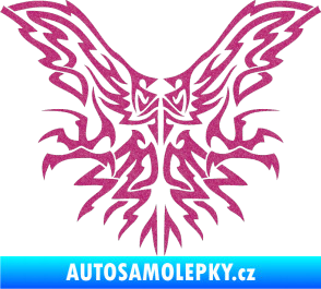 Samolepka Kapota 037 tatto dravec Ultra Metalic růžová