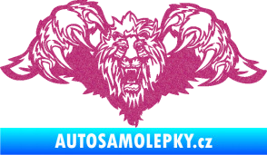 Samolepka Kapota 041 lev Ultra Metalic růžová