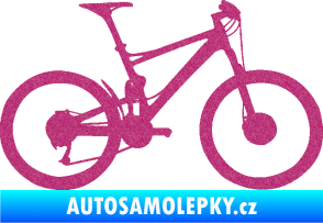 Samolepka Kolo 001 pravá - (horské kolo) Ultra Metalic růžová