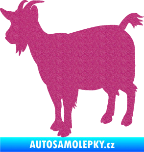 Samolepka Koza 001 levá Ultra Metalic růžová