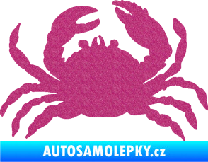 Samolepka Krab 001 pravá Ultra Metalic růžová