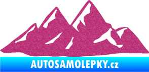 Samolepka Krajina hory 014 pravá Ultra Metalic růžová