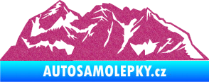 Samolepka Krajina hory 024 pravá Ultra Metalic růžová