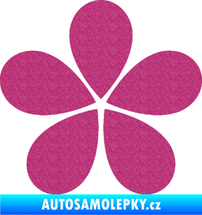 Samolepka Květina dekor 031 Ultra Metalic růžová