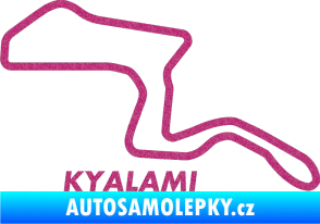 Samolepka Okruh Kyalami Ultra Metalic růžová