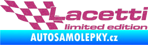 Samolepka Lacetti limited edition levá Ultra Metalic růžová