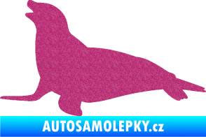 Samolepka Lachtan 002 levá Ultra Metalic růžová