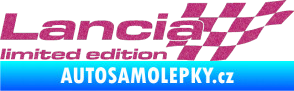 Samolepka Lancia limited edition pravá Ultra Metalic růžová