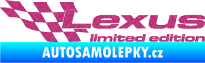 Samolepka Lexus limited edition levá Ultra Metalic růžová