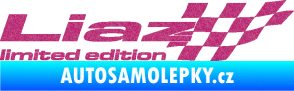 Samolepka Liaz limited edition pravá Ultra Metalic růžová