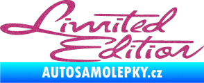 Samolepka Limited edition old Ultra Metalic růžová