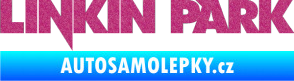 Samolepka Linkin Park 002 Ultra Metalic růžová
