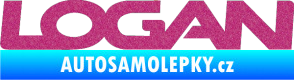 Samolepka Logan Ultra Metalic růžová