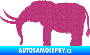 Samolepka Mamut 001 levá Ultra Metalic růžová
