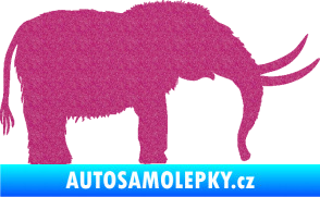 Samolepka Mamut 001 pravá Ultra Metalic růžová