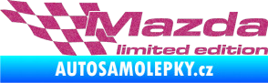 Samolepka Mazda limited edition levá Ultra Metalic růžová