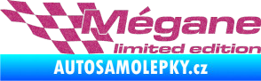 Samolepka Mégane limited edition levá Ultra Metalic růžová