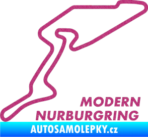 Samolepka Okruh Modern Nurburgring Ultra Metalic růžová