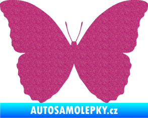 Samolepka Motýl 008 Ultra Metalic růžová
