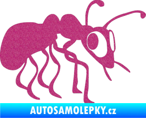 Samolepka Mravenec 001 pravá Ultra Metalic růžová