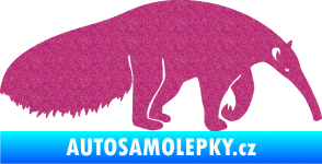 Samolepka Mravenečník 001 pravá Ultra Metalic růžová