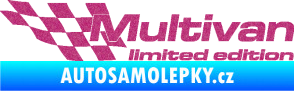 Samolepka Multivan limited edition levá Ultra Metalic růžová