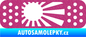 Samolepka Náplast 002 pravá Ultra Metalic růžová
