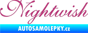 Samolepka Nightwish Ultra Metalic růžová