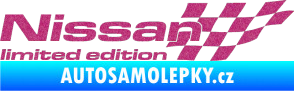 Samolepka Nissan limited edition pravá Ultra Metalic růžová