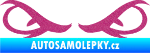 Samolepka Oči 001 Ultra Metalic růžová