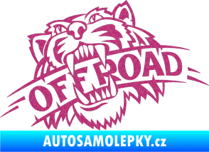 Samolepka Off Road 001  Ultra Metalic růžová