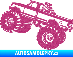 Samolepka Off Road 003 levá Ultra Metalic růžová
