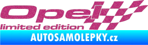 Samolepka Opel limited edition pravá Ultra Metalic růžová